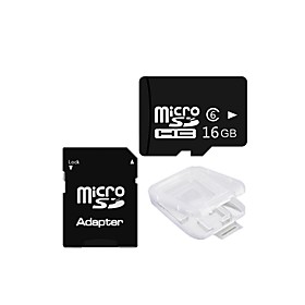 Ants 16gb Class 6 Microsdhc Tf Memory Card And Microsdhc To Sdhc Adapter Card Protecter Box