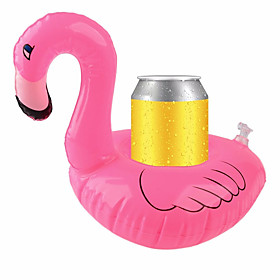 Inflatable Coasters Flamingos Aquatic Float Drink Cup Holder Tray Pool Party Supplies