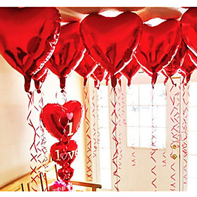 10pcs - 10inch Red Heart Shaped Balloons Beter Gifts Diy Party Decoration