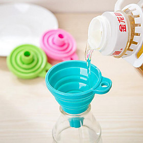 Candy Color Home Long Neck Funnel Creative Kitchen Gadgets Use Everyday 1pc