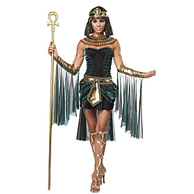 Goddess Egyptian Costume Cleopatra Cosplay Costume Headpiece Party Costume Masquerade Women