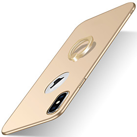 Case For Apple iPhone X iPhone 8 iPhone 8 Plus iPhone 6 iPhone 7 Plus iPhone 7 with Stand Ring Holder Frosted Back Cover Solid Color Hard Case For Apple iPhone X iPhone 8 iPhone 8 Plus iPhone 6 iPhone 7 Plus iPhone 7 with Stand Ring Holder Frosted Back Cover Solid Color Hard