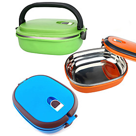 High Quality Portable Locked Bento Box Food Container Dinnerware Lunchbox Stainless 900ml Lunch Box