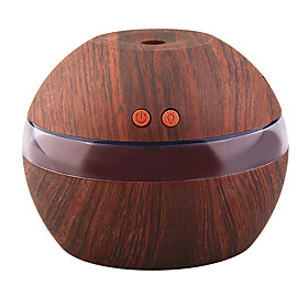 Yk30s Mini Portable Mist Maker Aroma Essential Oil Diffuser Ultrasonic Aroma Humidifier Light Wooden Usb Diffuser
