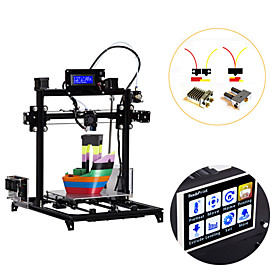 Flsun I3 Diy 3d Printer Kit Large Printing Area 300300420mm 3.2 Inch Touch Screen Dual Extruder