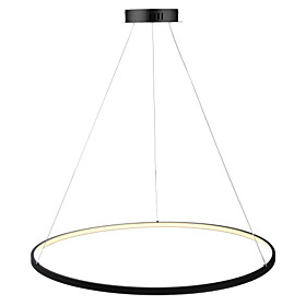 Ecolight™ Circular Pendant Light Ambient Light Painted Finishes Metal Acrylic LED 110-120V / 220-240V Warm White / White / Dimmable With Remote Control LED Lig Ecolight™ Circular Pendant Light Ambient Light Painted Finishes Metal Acrylic LED 110-120V / 220-240V Warm White / White / Dimmable With Remote Control LED Lig