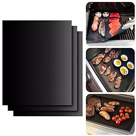 Bakeware tools Silicon Rubber Multi-function / Heatproof Vegetable / Meat Rectangular Baking Mats Liners 2pcs