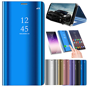 Case For Huawei Huawei P smart with Stand / Plating / Mirror Full Body Cases Solid Colored Hard PU Leather for Huawei P smart Case For Huawei Huawei P smart with Stand / Plating / Mirror Full Body Cases Solid Colored Hard PU Leather for Huawei P smart