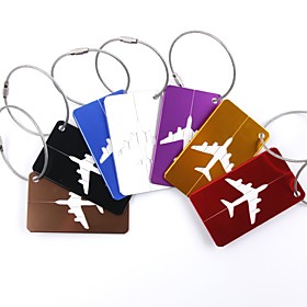 1pc Luggage Tag Luggage Accessory For Luggage Accessory Aluminium Alloy - Black / Red / Golden / White / Silver