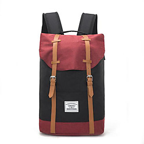 Oxford Cloth Travel Bag Zipper Black / Red / Red Black