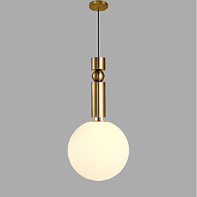 Circular Pendant Light Ambient Light Gold Metal Glass AC100-240V Bulb Not Included / SAA Circular Pendant Light Ambient Light Gold Metal Glass AC100-240V Bulb Not Included / SAA