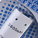 batterie rechargeable 3600mAh pour wii  manette wii u distance