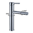 finition chromee robinet pivotant lavabo hauteur