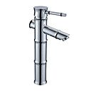 laiton chrome finition robinet devier de salle de bains - conception de forme de bambou