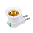 Nous cordon d alimentation pour adaptateur e27 led ampoules douille  110-240v 