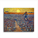 Peinture l huile realisee la main sur canevas tendu - Le Semeur de Vincent Van Gogh