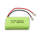 universelle batteries interface de telephone sans fil 2.4V 1800mAh rechargeable batteries Ni-MH Ni-MH 2.4v1800