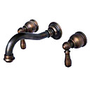 laiton antique finition mural Robinet lavabo