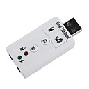 USB 2.0 7.1 canaux virtuels 3D adaptateur audio carte son