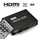 hd mini lecteur multimedia avec une telecommande une sortie HDMI