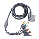 video composante et audio premium cable AV pour Xbox 360 1.84cm-cable