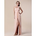 NEOLA - Robe de Soiree Mousseline Satin Stretch