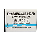 1100mah 3.7v appareil photo numerique batterie SLB-1137D pour Samsung NV11 L74 Wide