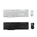 rapoo 1800 2.4ghz clavier sans fil optique et souris couleurs assorties