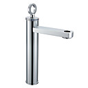 anneau solide poignee en laiton chrome contemporaine robinets devier salle de bains grande taille