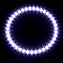 phare de voiture  lumiere decorative lumiere oeil ange 39 LED 12cm blanc