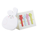 lapin mignon en forme de pastilles adhesives auto note collante