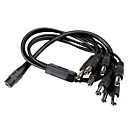 1 femelle 8 hommes dc alimentation cable repartiteur
