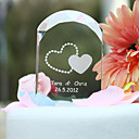 personnalise de cristal arc Topper gateau de mariage