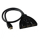 cable hdmi libre 15 m  3d 1080p 3 ports cable du concentrateur commutateur 3x1 v1.3 hdmi 55cm 008 m noir