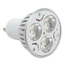 gu10 3w 270Lm 6000-6500k naturelle ampoule blanche tache lumineuse led  85-265v 