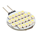 G4 24 SMD LED tache blanche oule 12v 1.2w