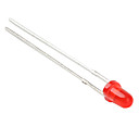 3mm feux rouges diodes electroluminescentes LED 20 pieces par paquet