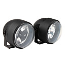 55w 4000K 1000-lumen h3 les halogenes de voiture de brouillard jaune clair DC 12V 1 paire