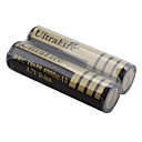 Piles Rechargeables Li-ion 18650 UltraFire BRC 3.7V 4000mAh Rechargeable Dore 2 Pieces