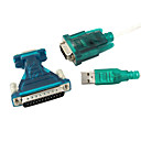 USB 2.0 925 broches du cable serie RS232 DB9DB25 adaptateur