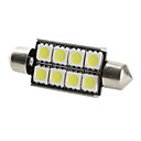 42mm 8x5050 SMD oule LED lumiere blanche pour la voiture canbus DC 12V 2-pack