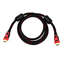 Cable HDMI male connecteurs dores males v1.3a 1.5m