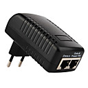 pouvoir sur lalimentation Ethernet avec AC 100 ~ 240V 5060Hz entree en courant continu 12v sortie  injecteur PoE 10100Mbps