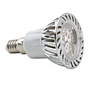 3  1W E14 270lm 3000k 3-ampoule LED lumiere blanche chaude 85-265v