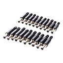 x14mm 2.5mm de diametre interieur courant continu connecteur jack 20 pieces par paquet