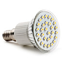 e14 3528 SMD 30 LED ampoule blanche chaude 70-90lm lumiere  230v 1-2W 