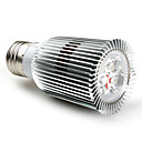 3  3W E27 600lm 2800-3500k chaude ampoule LED lumiere blanche 95-265