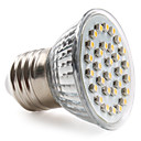 e27 3528 SMD 30 LED ampoule blanche chaude 70-90lm lumiere  230v 1-2W 