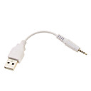 Jack 35 mm Branchez le cable USB chargeur de donnees pour mp3 mp4