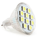 mr11 5050 SMD 10-led ampoule blanche 100-120lm de lumiere  12v 1.5-2w 